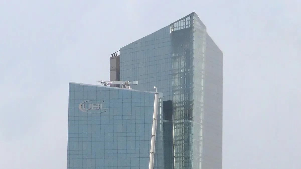 The UBL Tower, the bank's head office building in Karachi